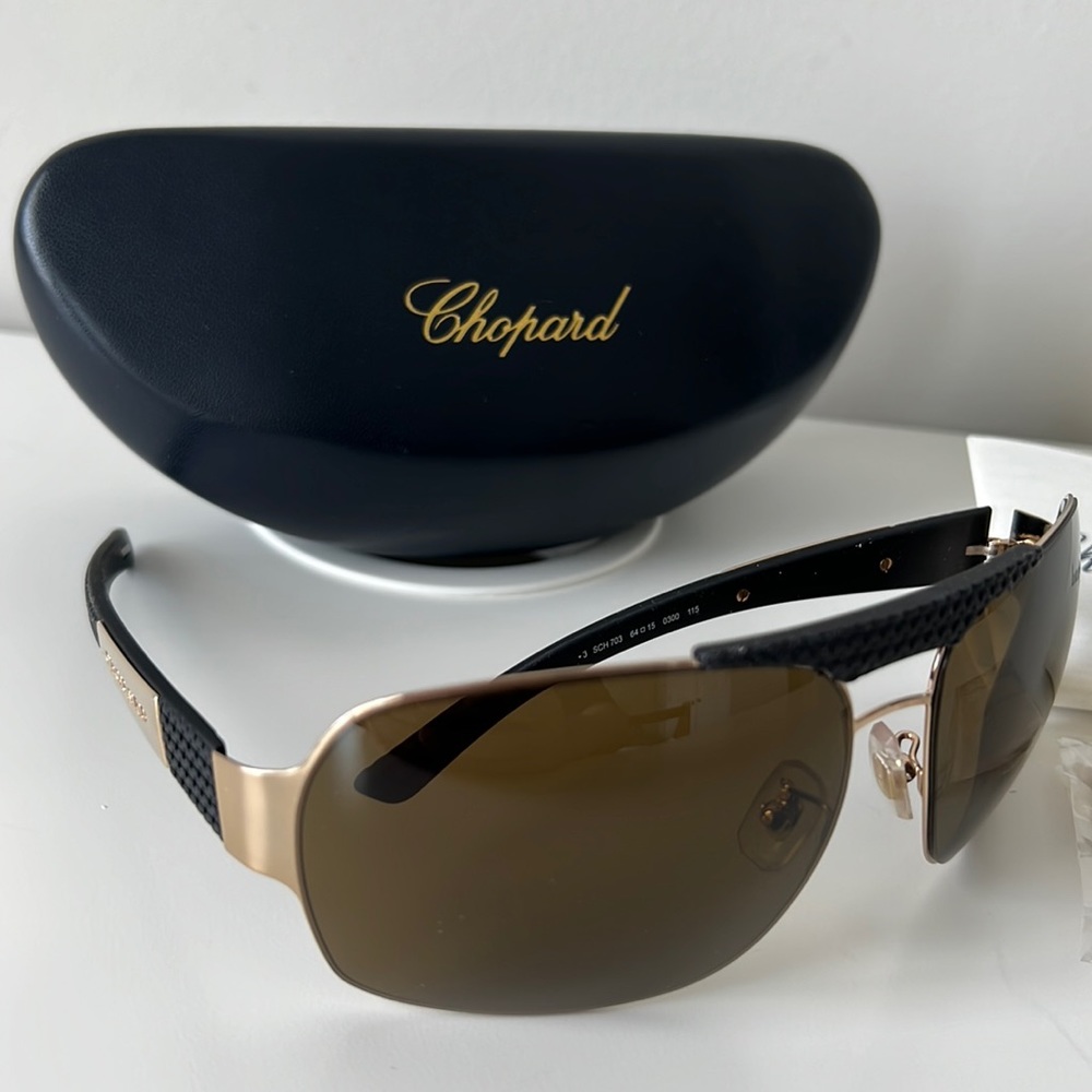 Chopard 100% authentic gold sun glasses! Made in Italy.